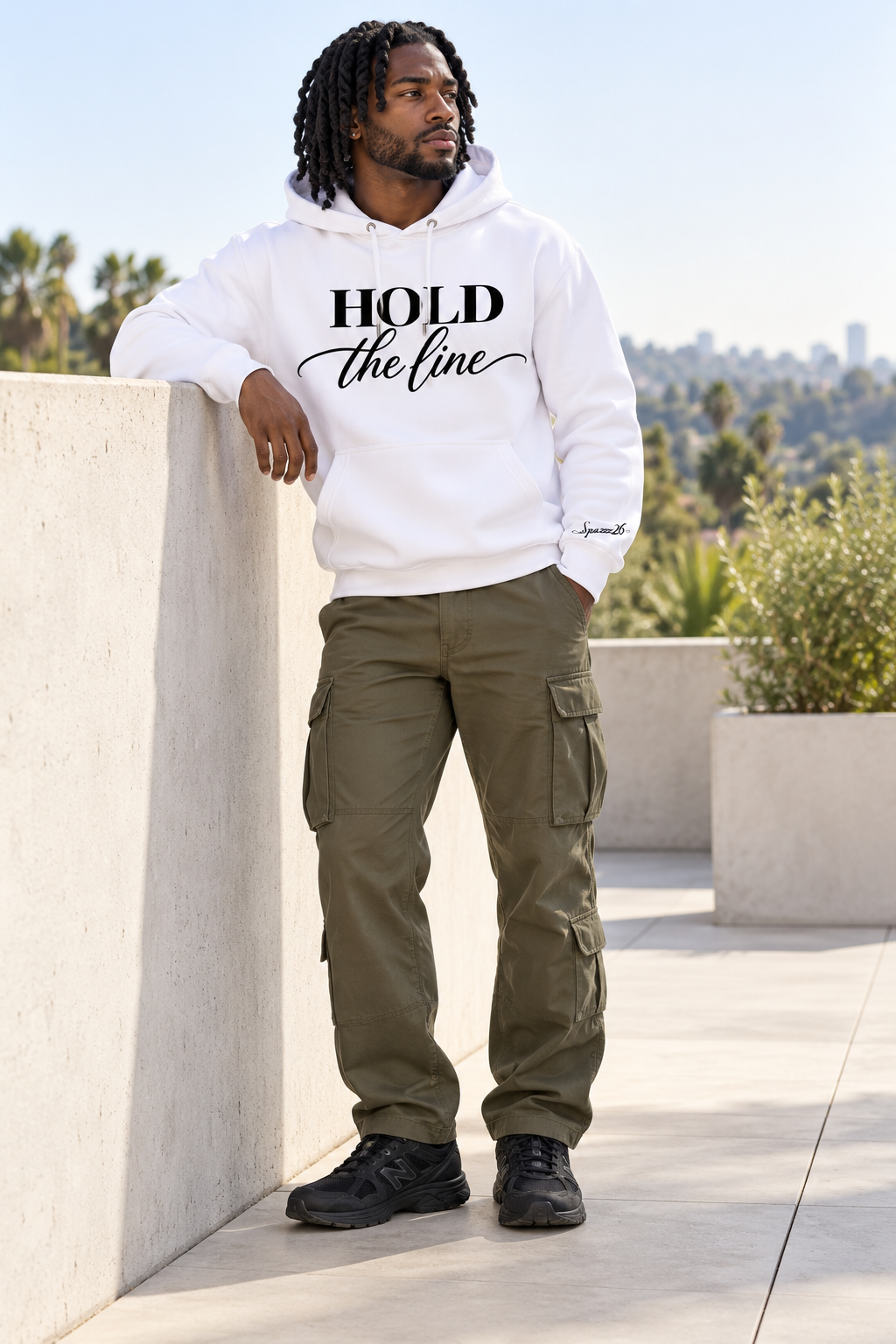 Hold the Line Men’s Heavyweight Hoodie