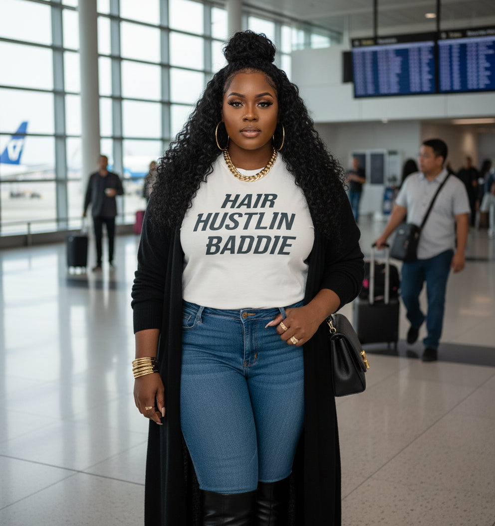 Hair Hustlin Baddie T-Shirt