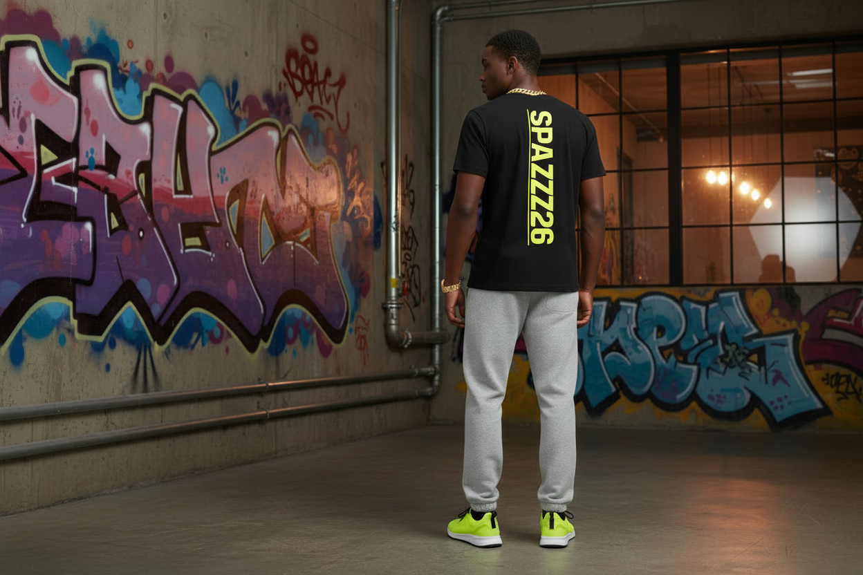 Spazzz26 Limited Vertical Spine T/Yellow
