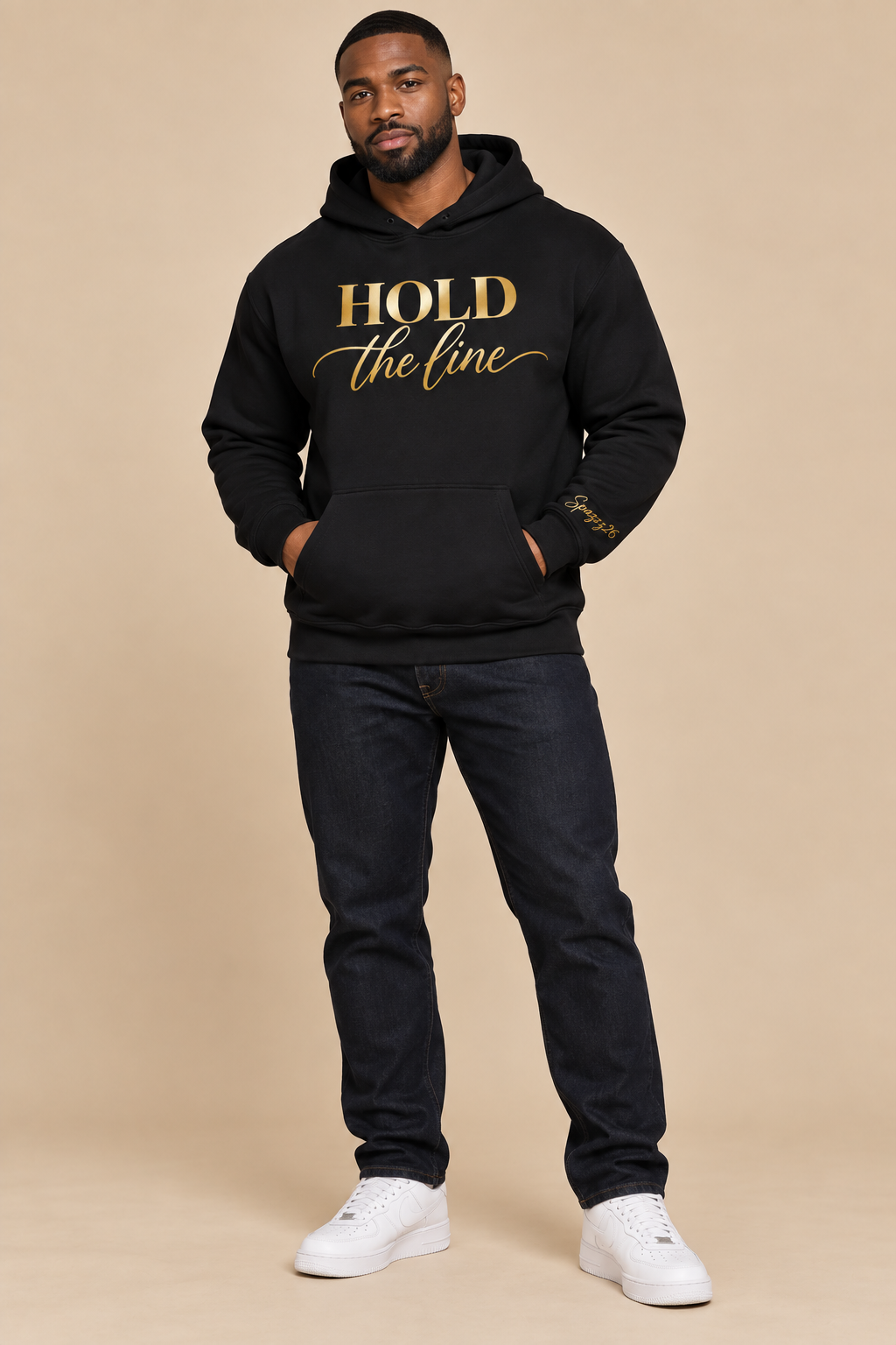 Hold the Line Men’s Heavyweight Hoodie
