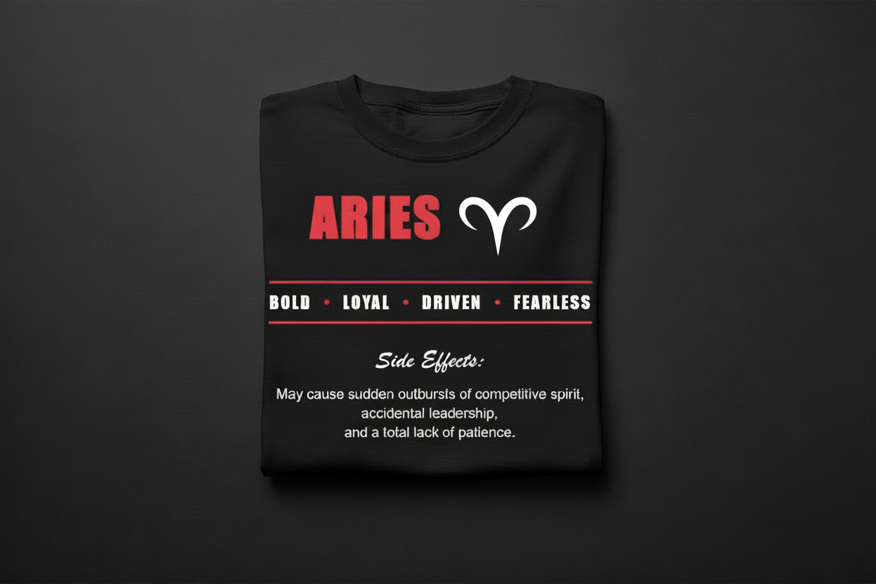 Aries Zodiac T Shirt