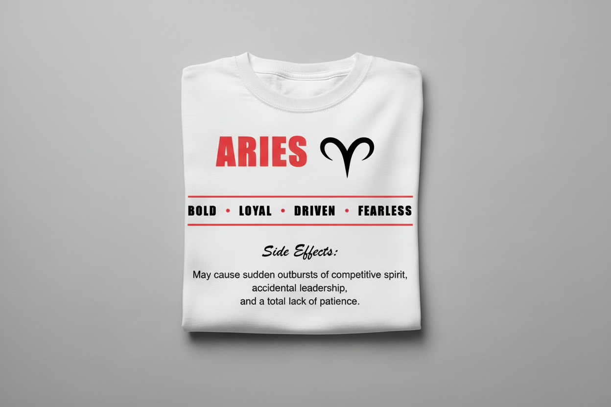 Aries Zodiac T Shirt