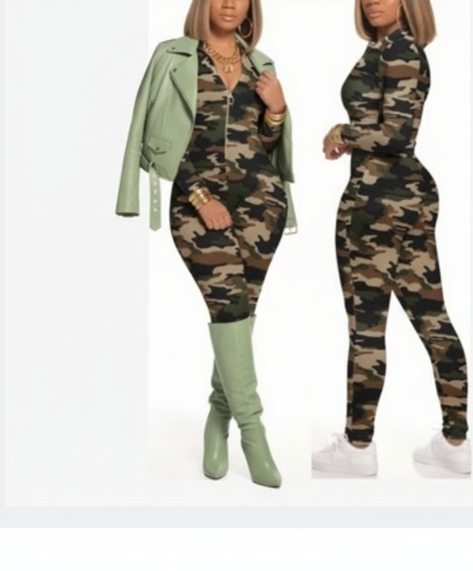 JUMPIN CAMO JUMPSUIT