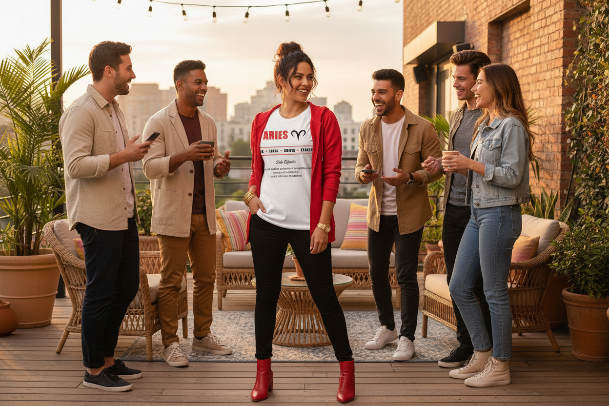 Aries Zodiac T Shirt