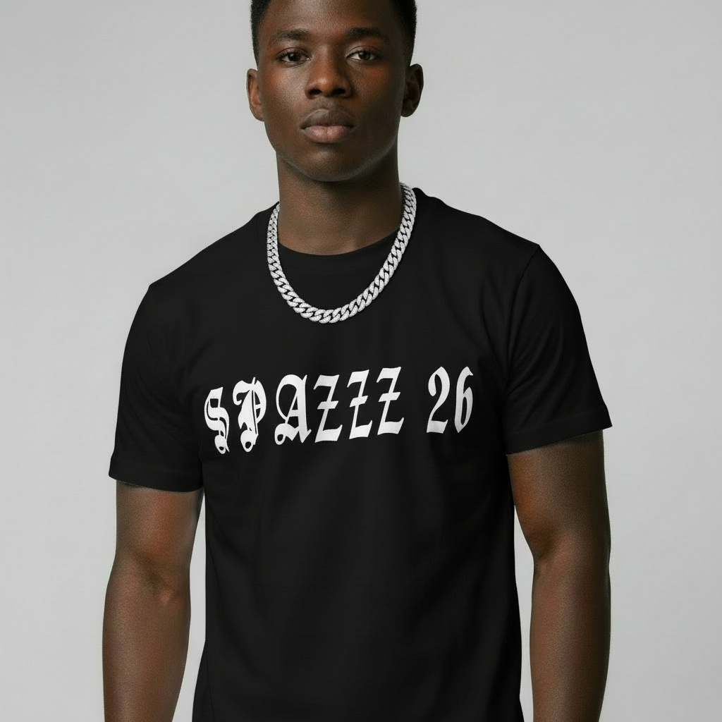 Spazzz26 Fancy Script T Shirt