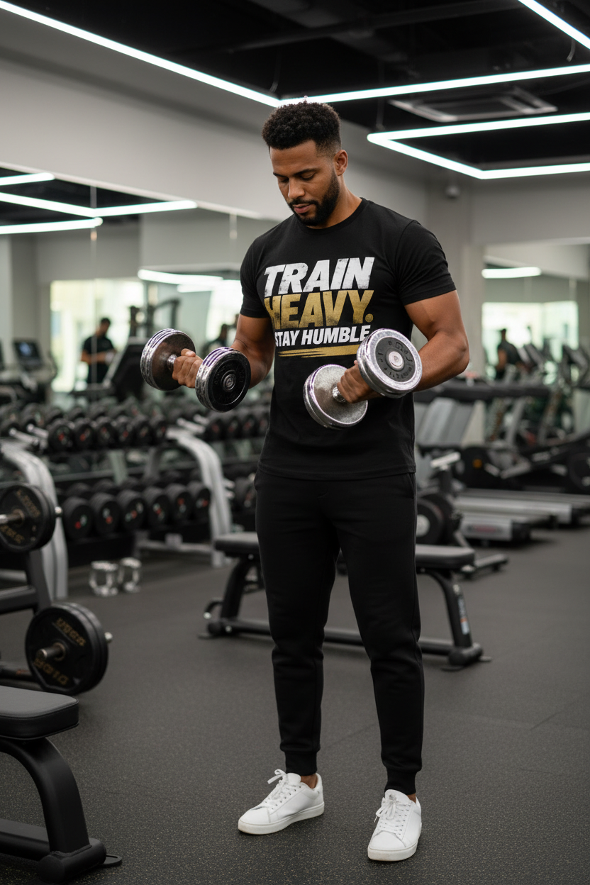 Train Heavy Stay Humble T Shirt