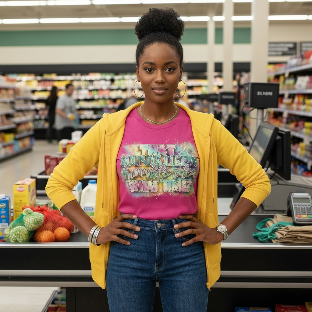 That Sounds Like A Horrible Idea What Time?  T-Shirt