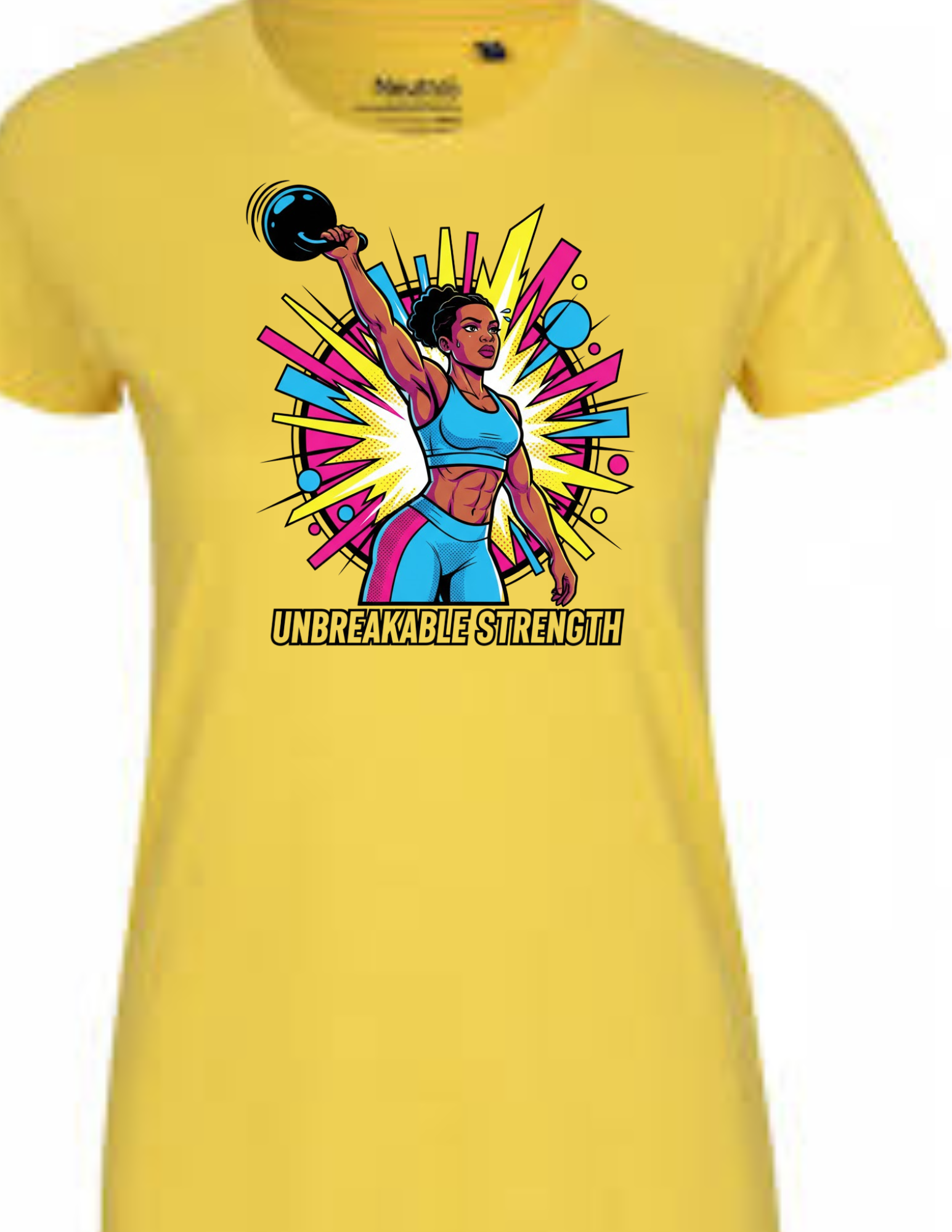 Pink Graphic T " Unbreakable Strength"