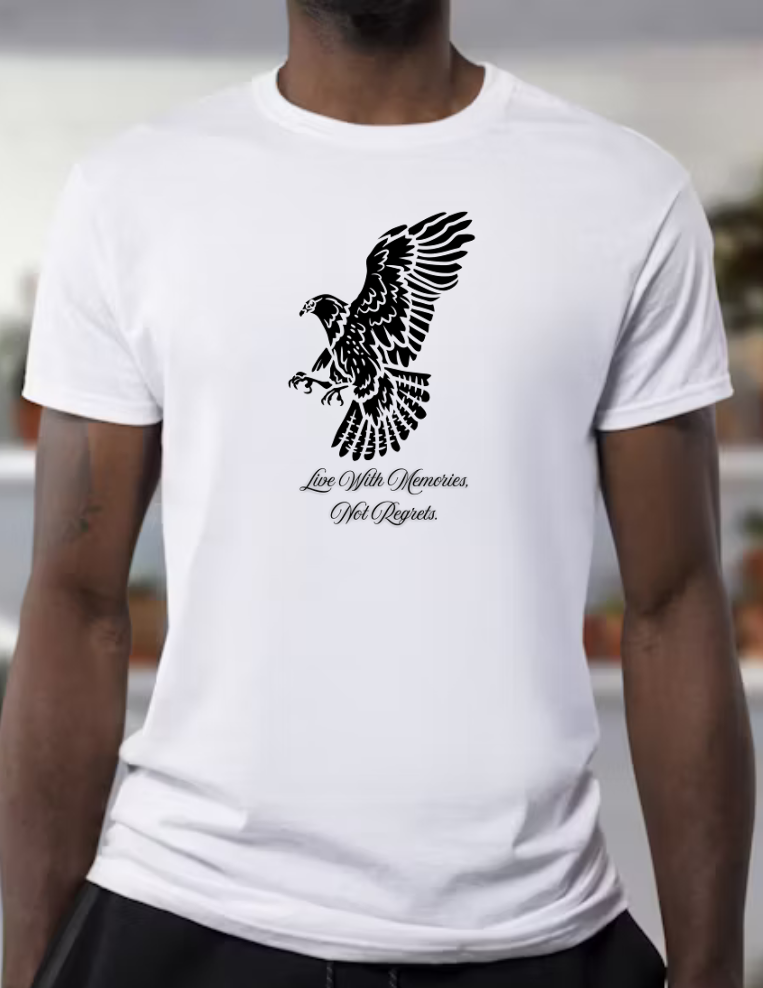 Unisex T-Shirt "Live With Memories Not Regret"