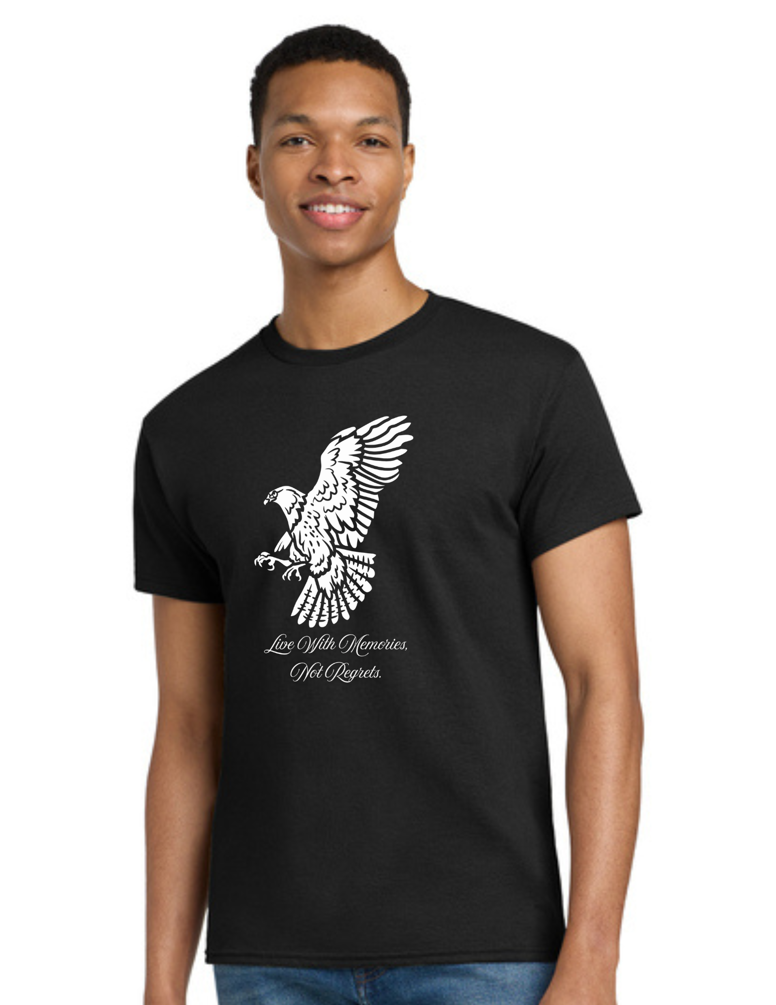 Unisex T-Shirt "Live With Memories Not Regret"