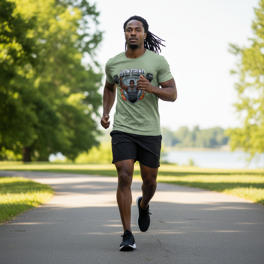 Graphic T-shirt "Iron Gain"