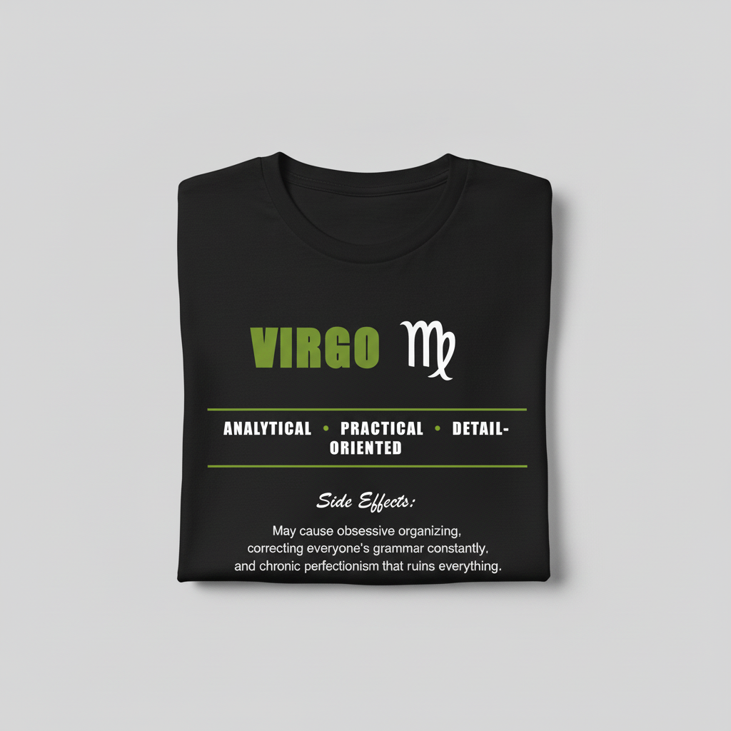 Virgo T Shirt with a Funny truth