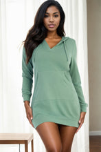 Load image into Gallery viewer, French Terry Hoodie Mini Dress
