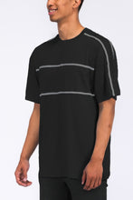 Load image into Gallery viewer, Round Neck Tape Stripe Tshirt
