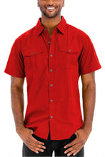 Load image into Gallery viewer, Two Chest Pocket Short Sleeve Shirt
