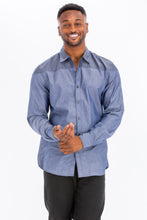 Load image into Gallery viewer, Men&#39;s Two Tone Long Sleeve Button Down Shirt
