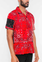 Load image into Gallery viewer, Mens Collared Print Button Down
