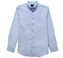 Load image into Gallery viewer, Mens Solid Long Sleeve Button Down
