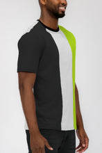 Load image into Gallery viewer, Mens Color Block T Shirt
