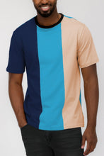 Load image into Gallery viewer, Mens Color Block T Shirt
