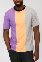 Load image into Gallery viewer, Mens Color Block T Shirt
