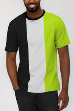 Load image into Gallery viewer, Mens Color Block T Shirt
