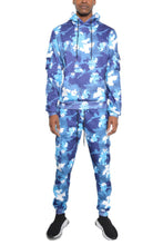 Load image into Gallery viewer, Full Camo Hoodie Cotton Sweat Set
