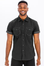 Load image into Gallery viewer, Outline Stitch Short Sleeve Shirt
