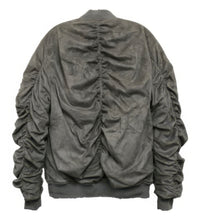 Load image into Gallery viewer, Mirosuede Scrunched Bomber Jacket
