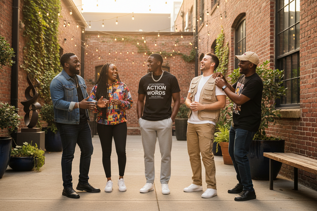 Action Words T Shirt