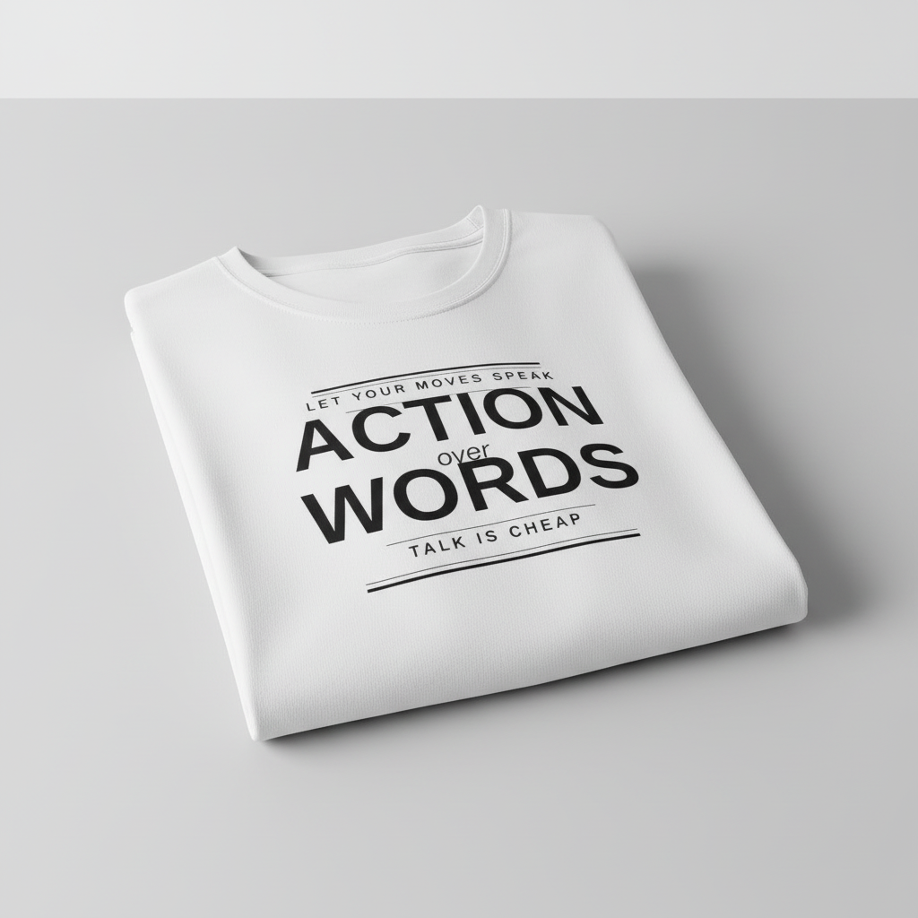 Action Words T Shirt