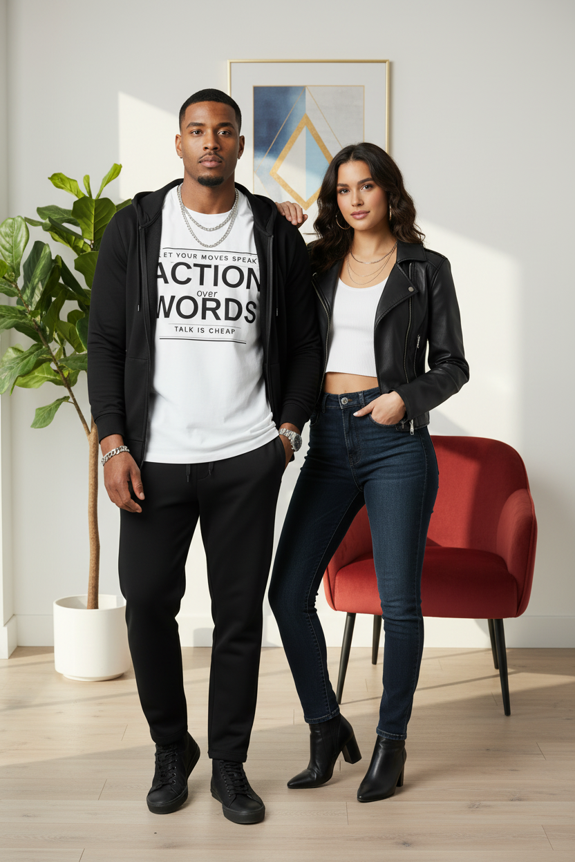 Action Words T Shirt