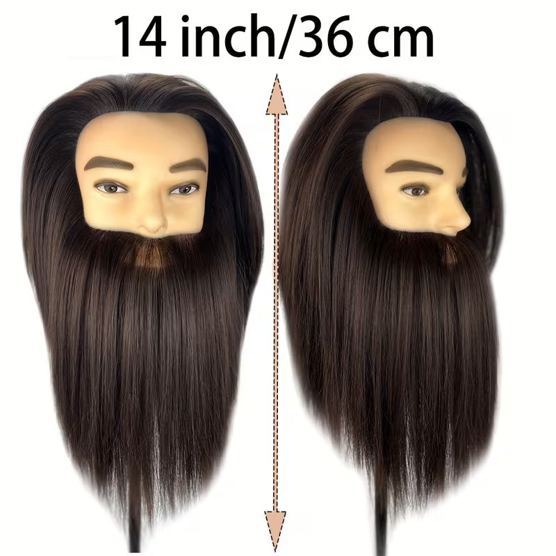 100% Hair Mannequin Head for Hairstyling Practice
