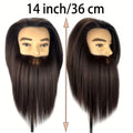 100% Hair Mannequin Head for Hairstyling Practice