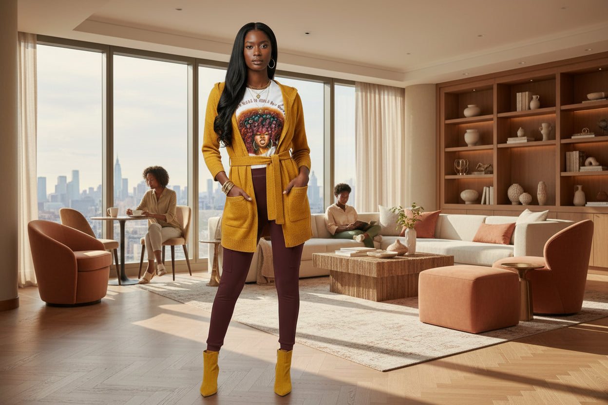 Coils And Color T-Shirt With Bold Color