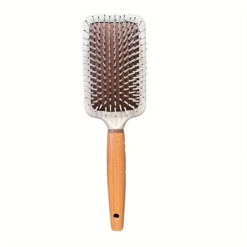 Ergonomic Wooden Handle Air Cushion Brush