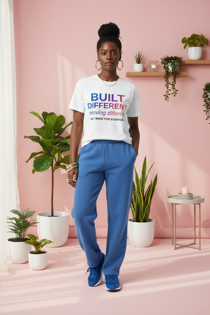 Built Different Moving Different T- Shirt