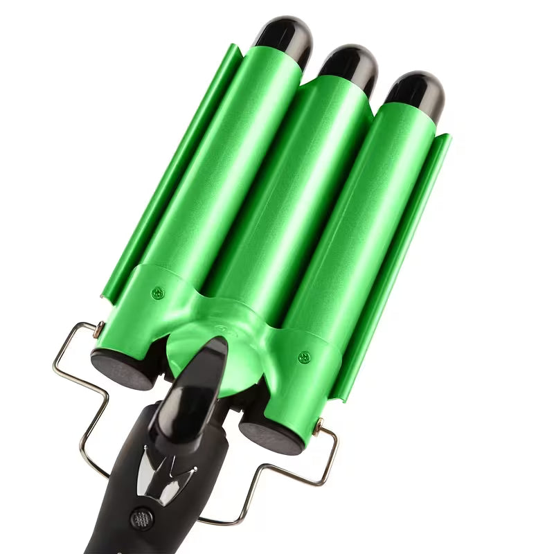 Triple-barrel Crimping iron