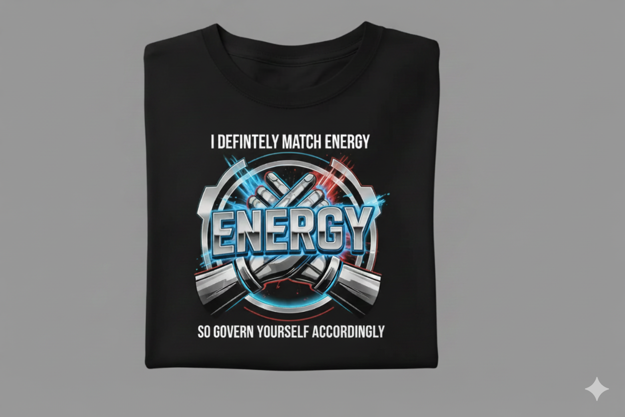 I Definitely Match Energy (so govern yourself accordingly)