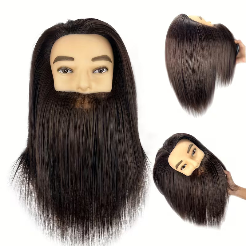100% Hair Mannequin Head for Hairstyling Practice