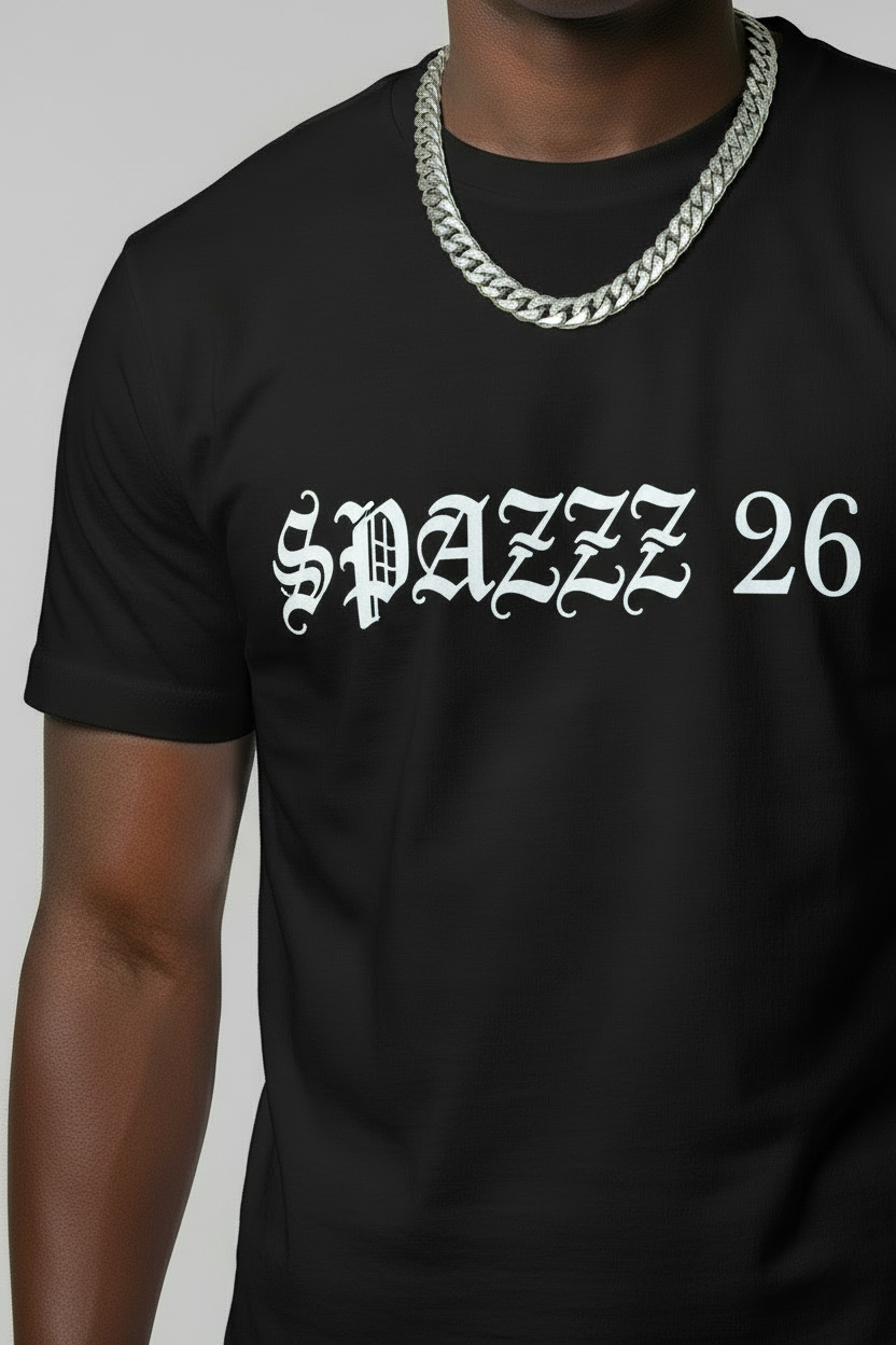 Spazzz26 Fancy Script T Shirt