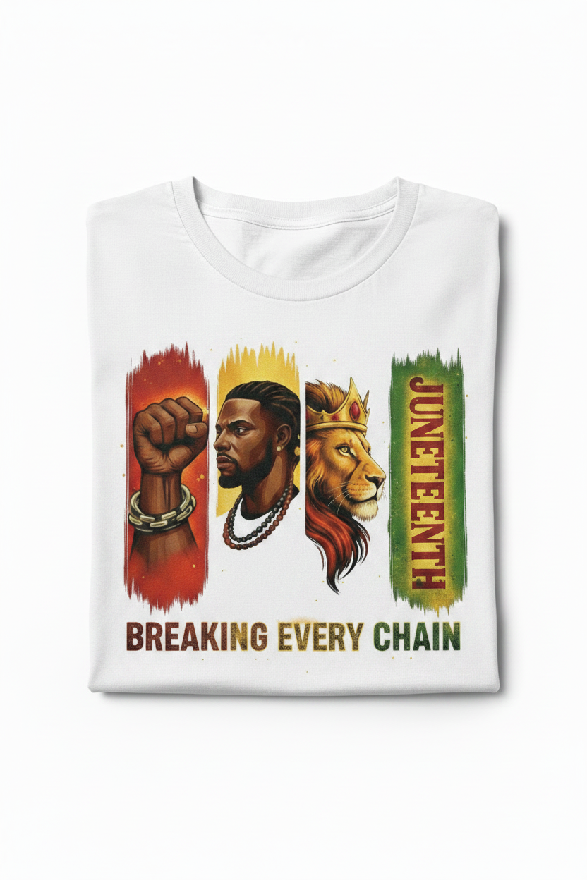 Breaking Every Chain Juneteenth T Shirt