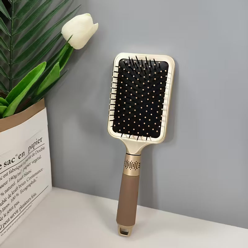Dual-Shape Oval & Square Paddle Brush