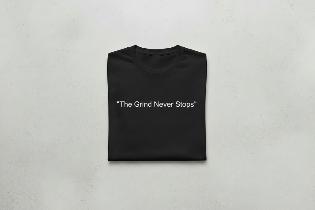 The Grind Never Stops T Shirt / Unisex