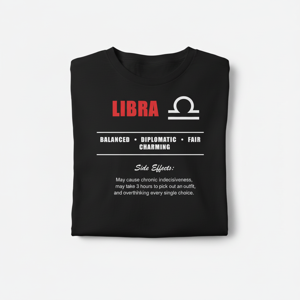 Libra Zodiac Tee - Funny Truth / Unisex