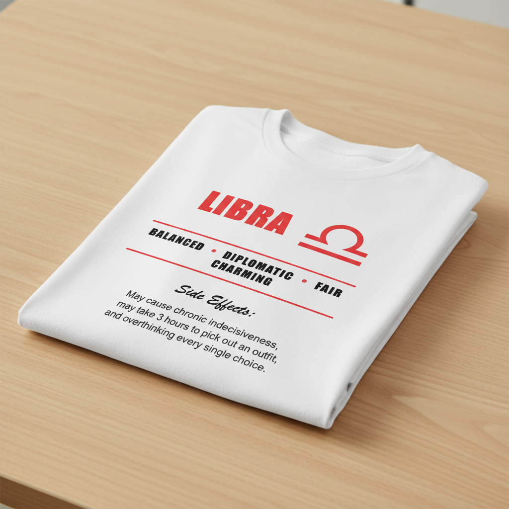 Libra T Shirt With A Funny Truth