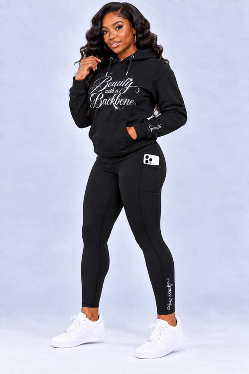 Beauty with a Backbone 2pc Hoodie & Leggings Set | 9 Colors