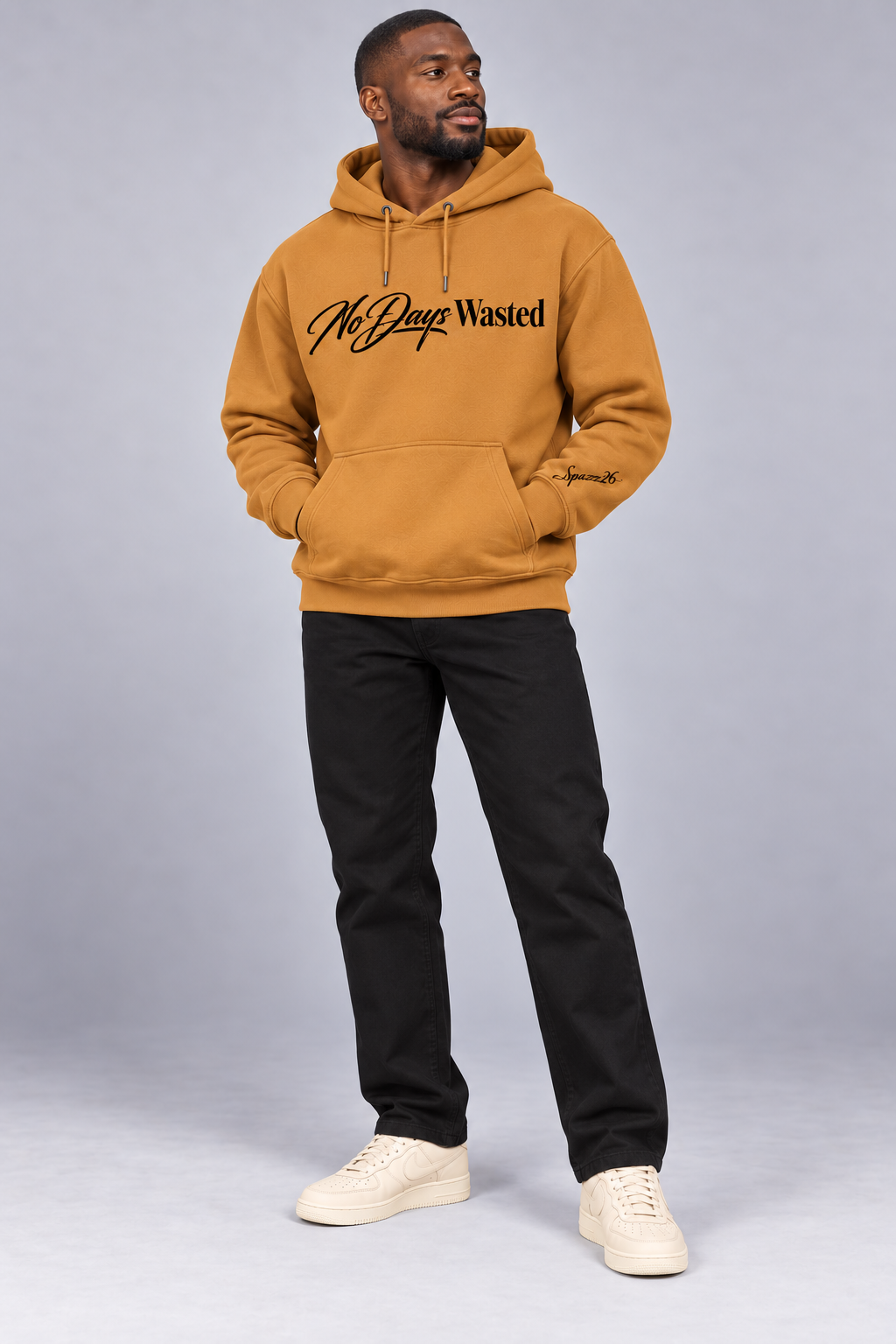 Product title: No Day Off Men’s Heavyweight Hoodie
