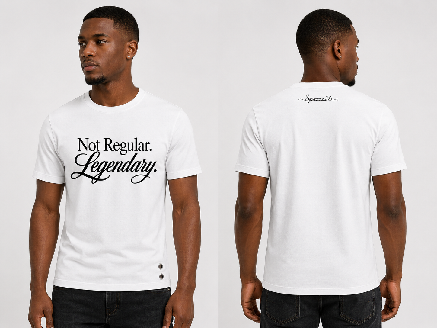 Not Legendary Solid Chic Street Style Deluxe Tee's