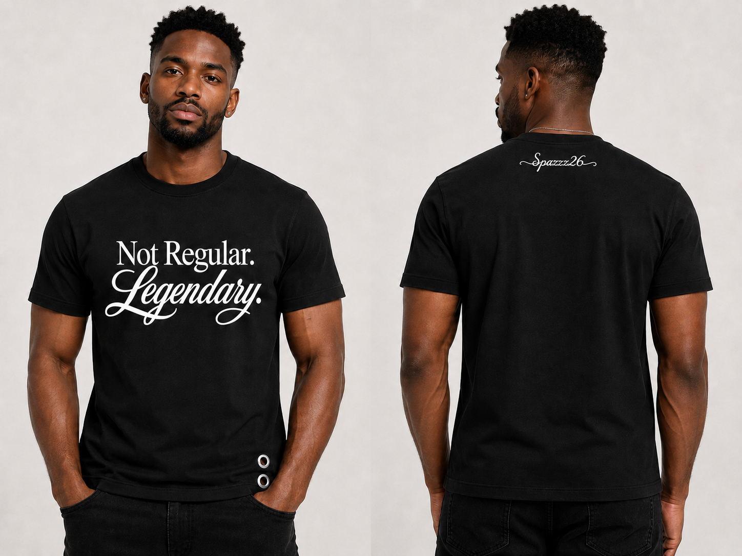 Not Legendary Solid Chic Street Style Deluxe Tee's